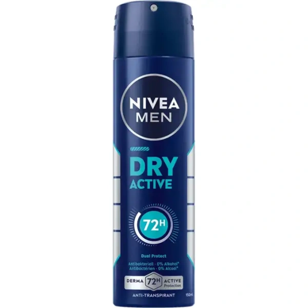 NIVEA MEN dezodorant antyperspirant w sprayu Dry Active 150ml
