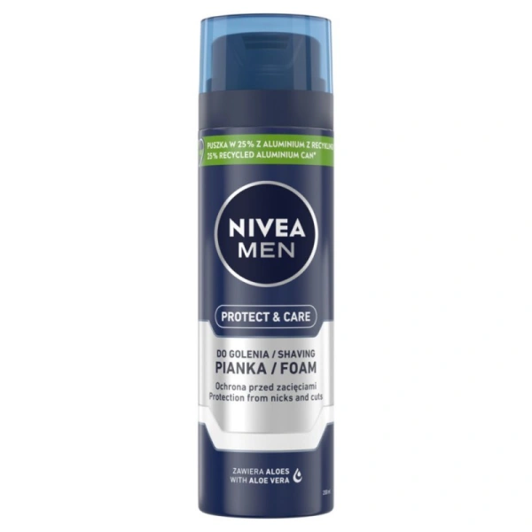NIVEA Men Protect&Care pianka do golenia 200ml
