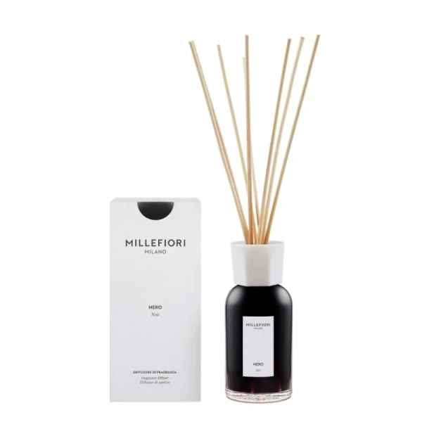 MILLEFIORI MILANO Diffuser Dyfuzor zapachowy z pałeczkami NERO 250ml