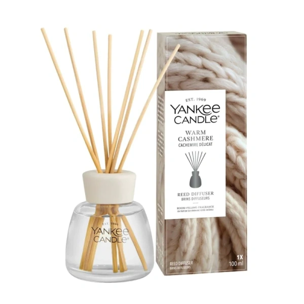 YANKEE CANDLE New Reed Diffuser pałeczki zapachowe WARM CASHMERE 100ml
