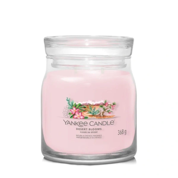 YANKEE CANDLE Signature Średnia świeca w słoiku DESERT BLOOMS 368g