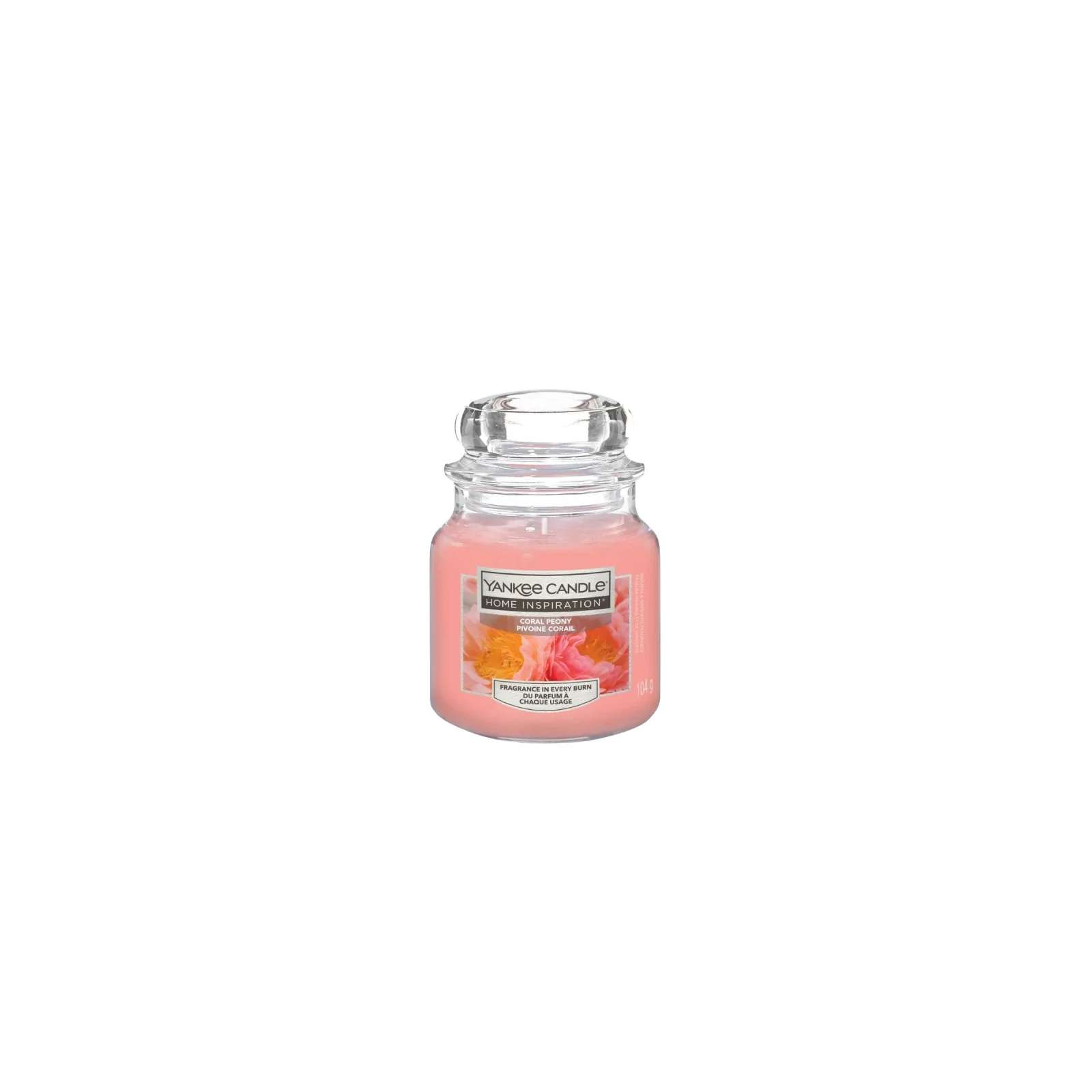 YANKEE CANDLE Home Inspiration Mała świeca w słoiku CORAL PEONY 104g