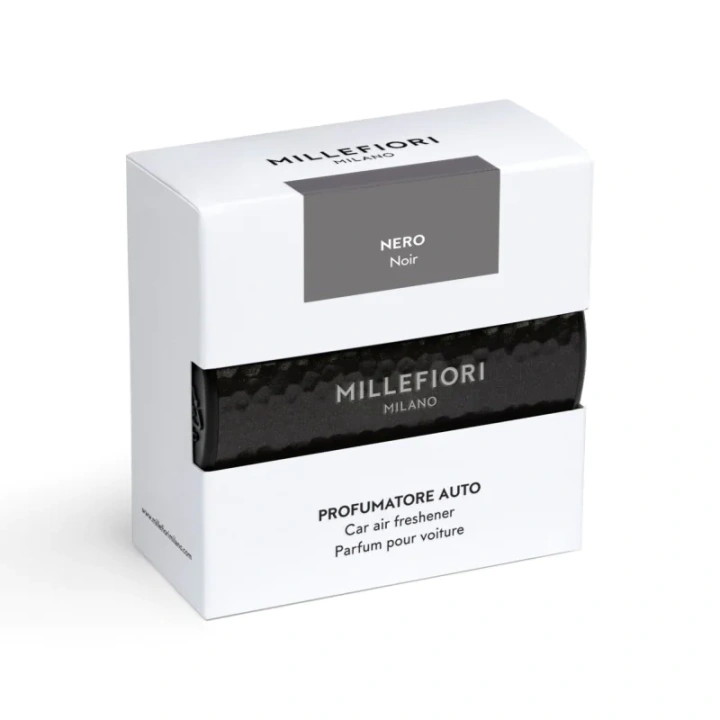 MILLEFIORI MILANO Car Icon Metalic odświeżacz do auta NERO 50g