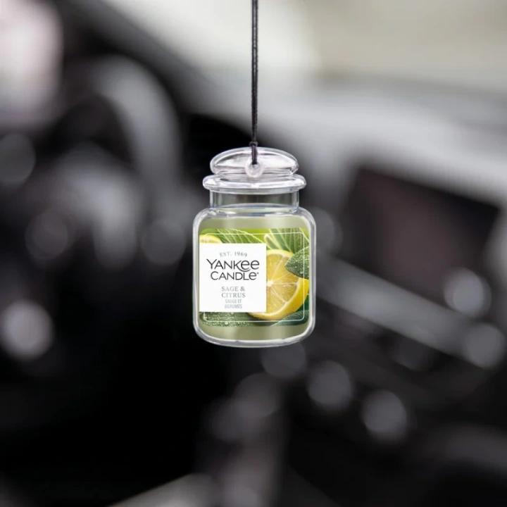 YANKEE CANDLE New Car Jar Ultimate żelowy zapach do auta SAGE & CITRUS 25g