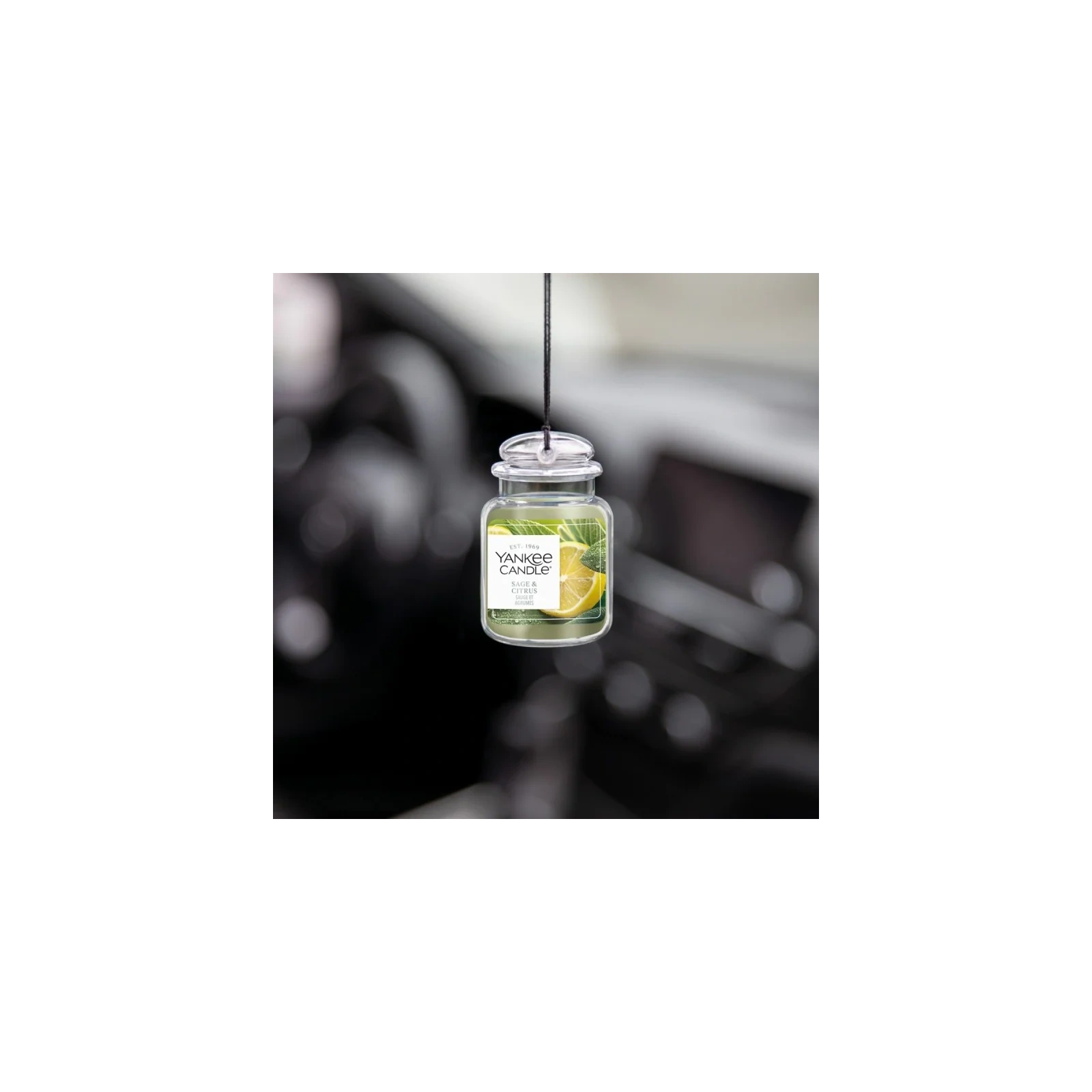 YANKEE CANDLE New Car Jar Ultimate żelowy zapach do auta SAGE & CITRUS 25g