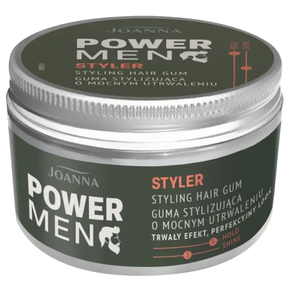 JOANNA Power Men Styler guma do włosów o mocnym utrwaleniu 100g