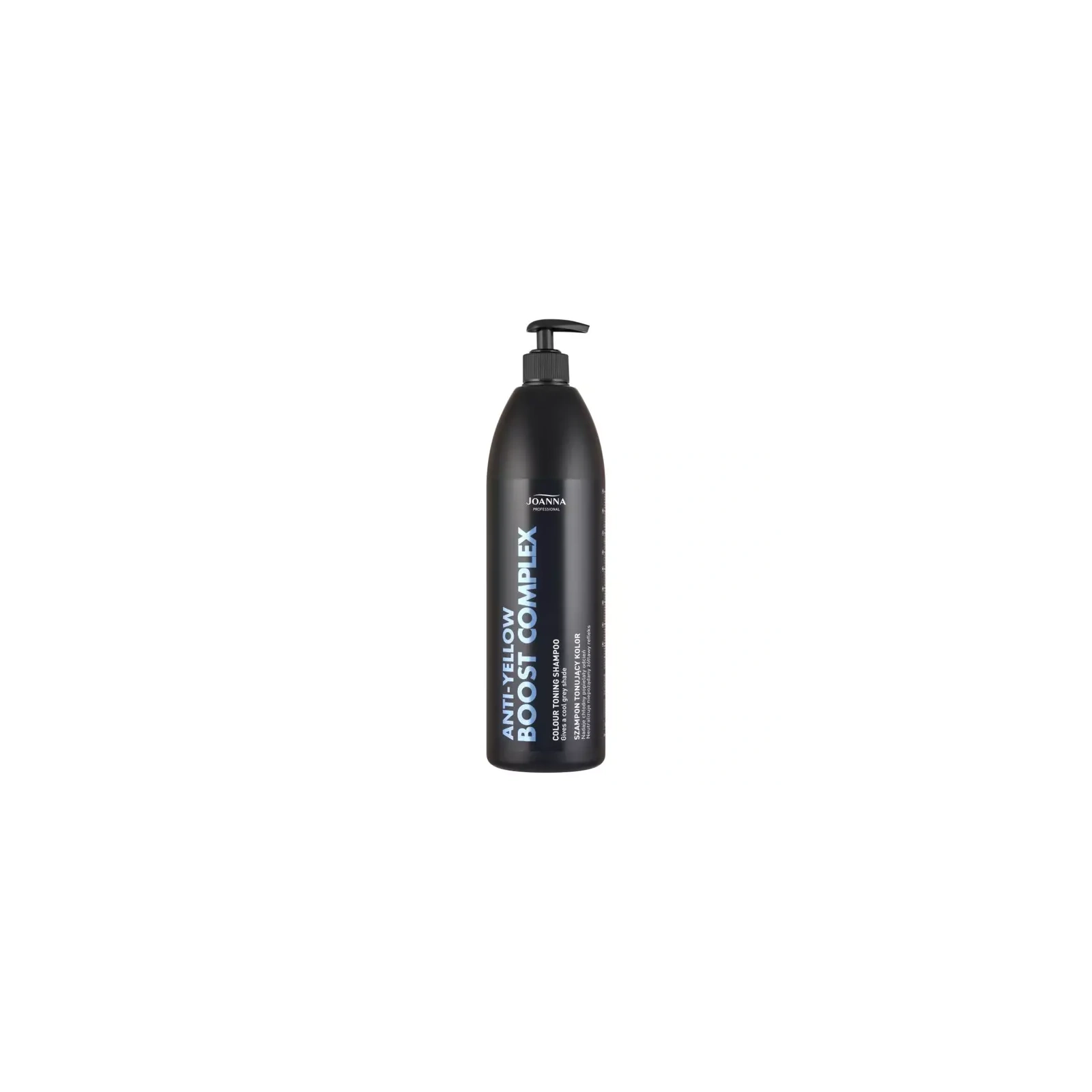 JOANNA PROFESSIONAL Anti-yellow Boost Complex szampon tonujący kolor chłodny popielaty odcień 1000ml