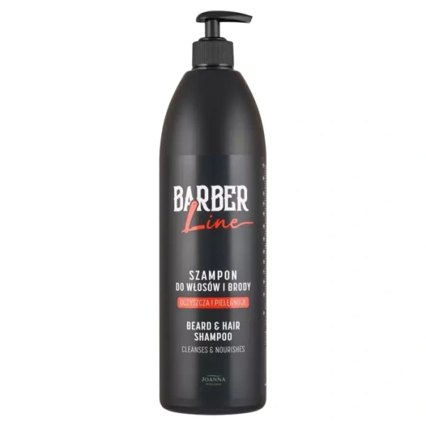 JOANNA PROFESSIONAL Barber Line szampon do włosów i brody 1000ml