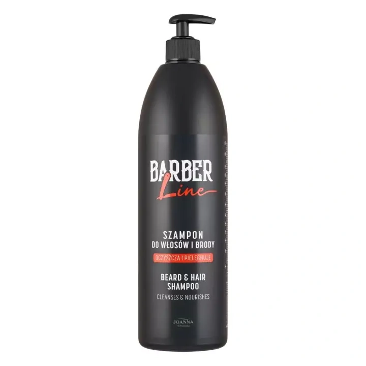 JOANNA PROFESSIONAL Barber Line szampon do włosów i brody 1000ml