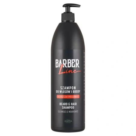 JOANNA PROFESSIONAL Barber Line szampon do włosów i brody 1000ml