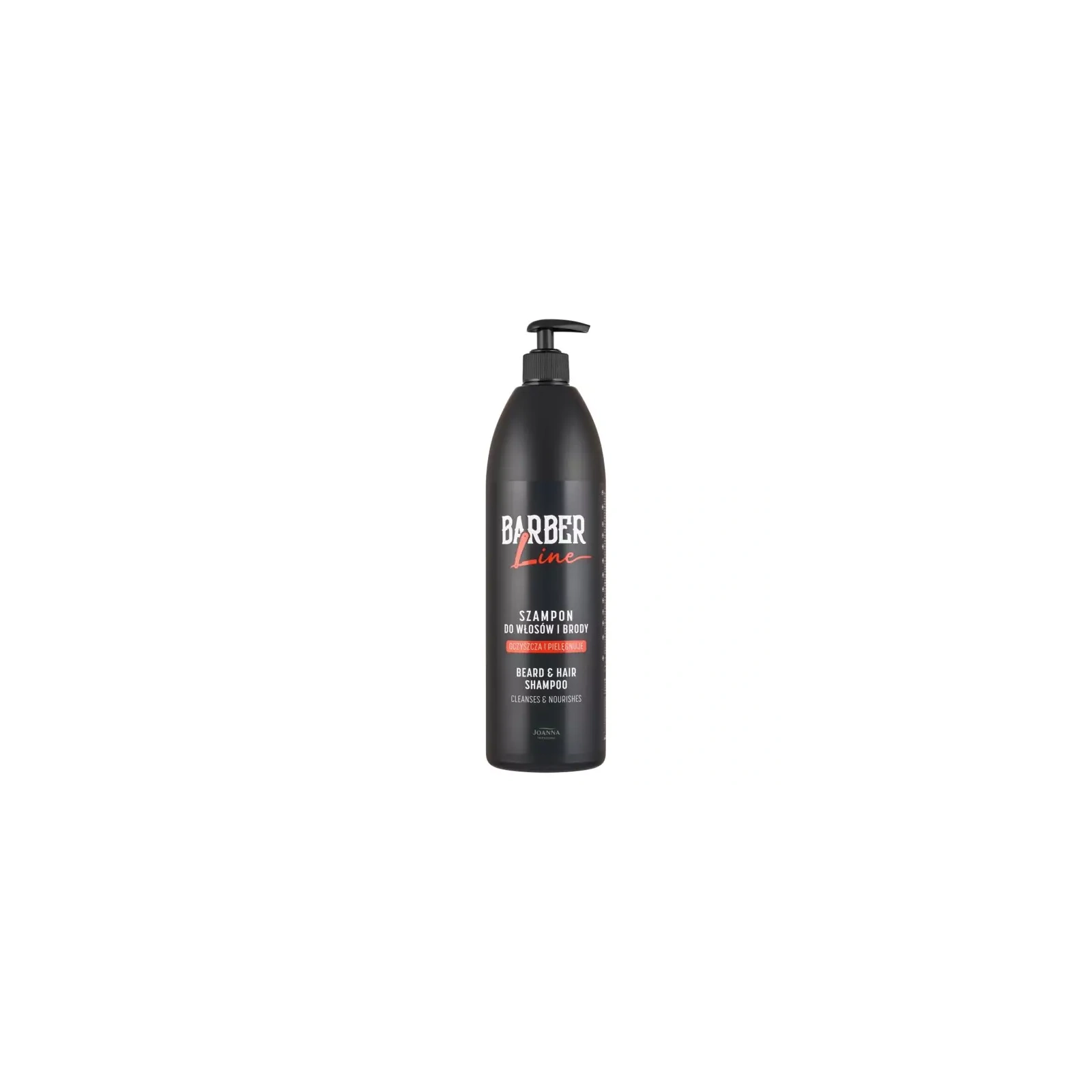 JOANNA PROFESSIONAL Barber Line szampon do włosów i brody 1000ml
