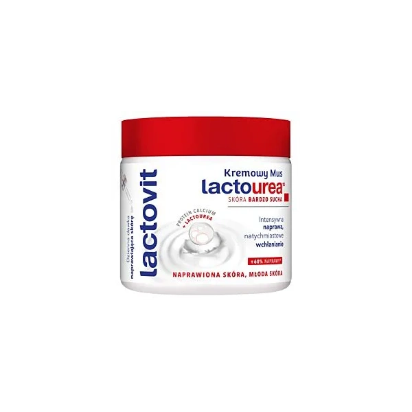 LACTOVIT Lactourea kremowy mus do ciała skóra bardzo sucha 400ml
