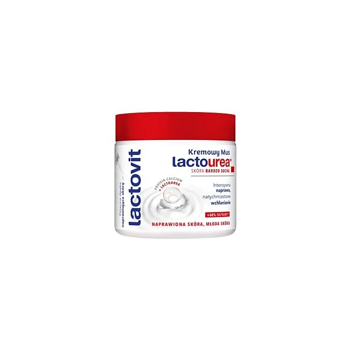 LACTOVIT Lactourea kremowy mus do ciała skóra bardzo sucha 400ml