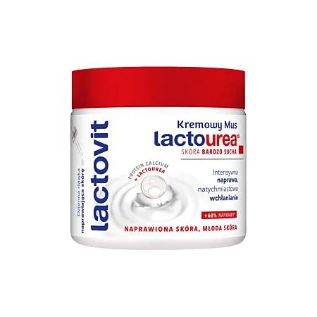 LACTOVIT Lactourea kremowy mus do ciała skóra bardzo sucha 400ml