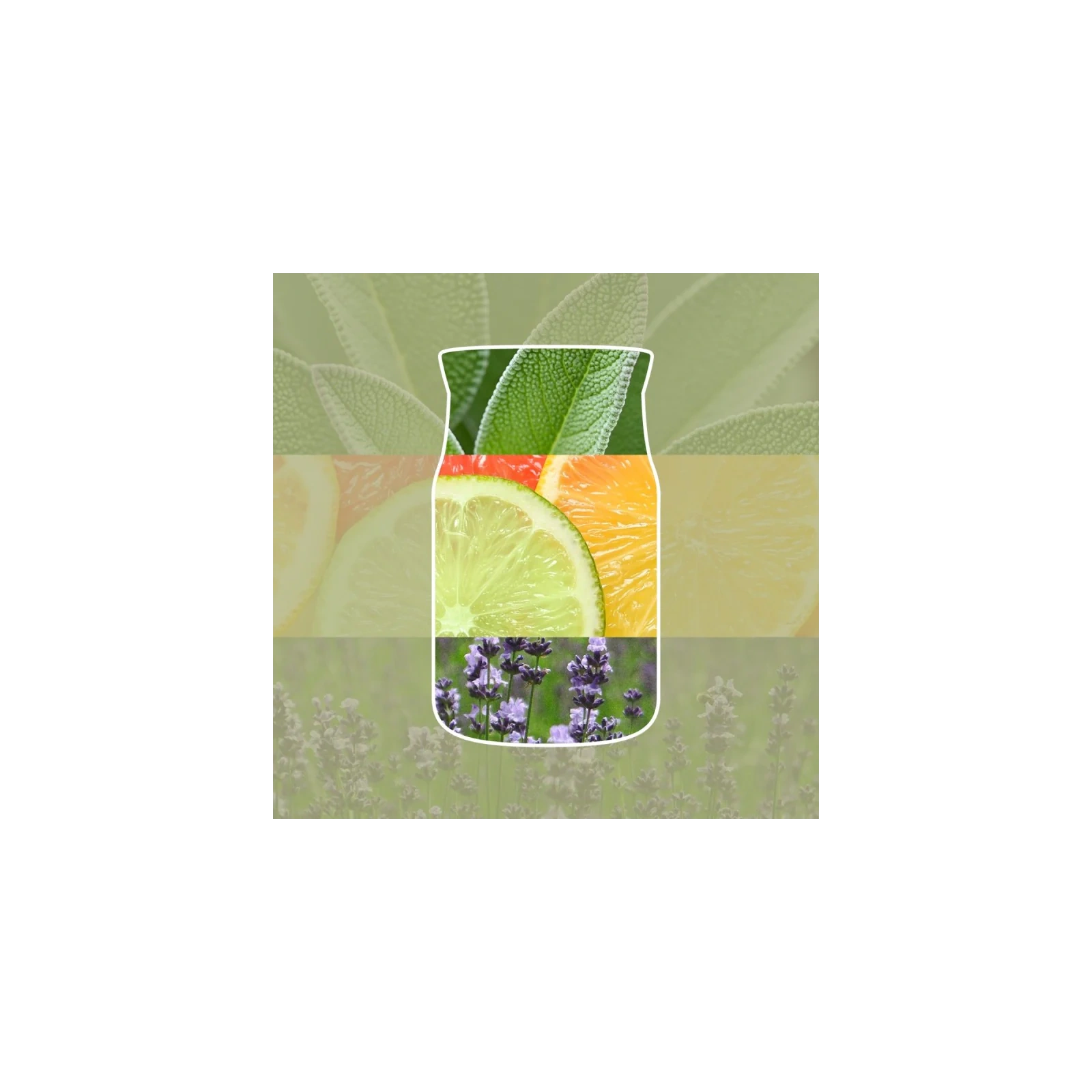 YANKEE CANDLE New Elektryczny Odświeżacz uzupełniacz SAGE & CITRUS 2x18,5ml