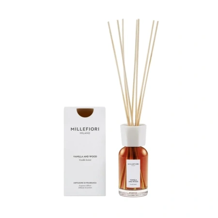 MILLEFIORI MILANO Diffuser pałeczki zapachowe VANILLA & WOOD 100ml