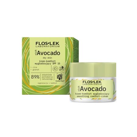 FLOS-LEK RichAvocado krem-komfort wygładzający SPF 15 50ml