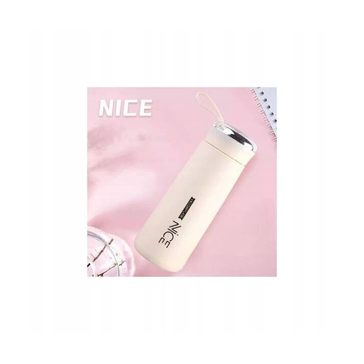 ECARLA bidon 400ml Nice Beżowy BD12ZO