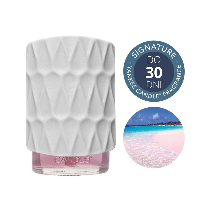YANKEE CANDLE Elektryczny Odświeżacz Zestaw Startowy PINK SANDS 18,5ml