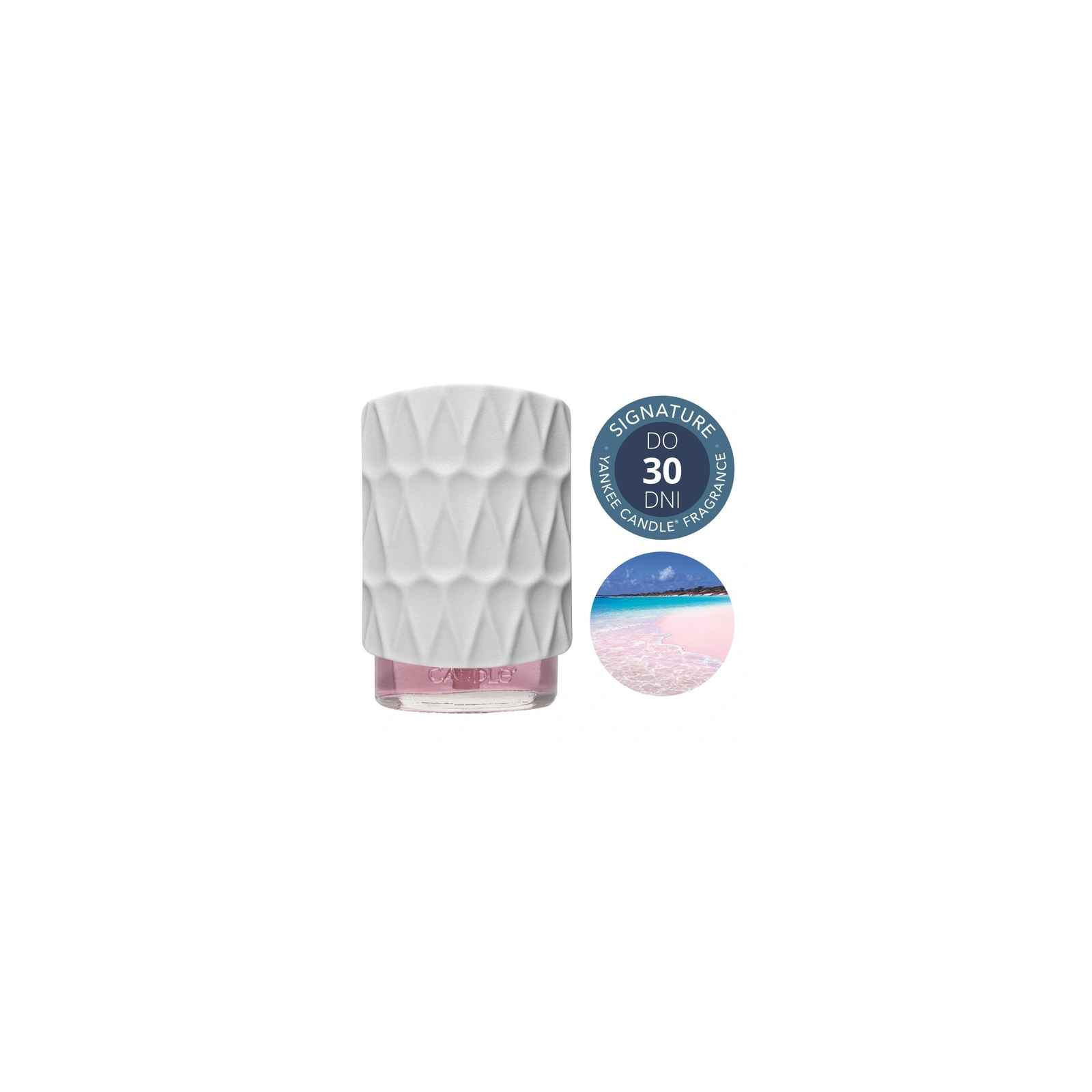 YANKEE CANDLE Elektryczny Odświeżacz Zestaw Startowy PINK SANDS 18,5ml