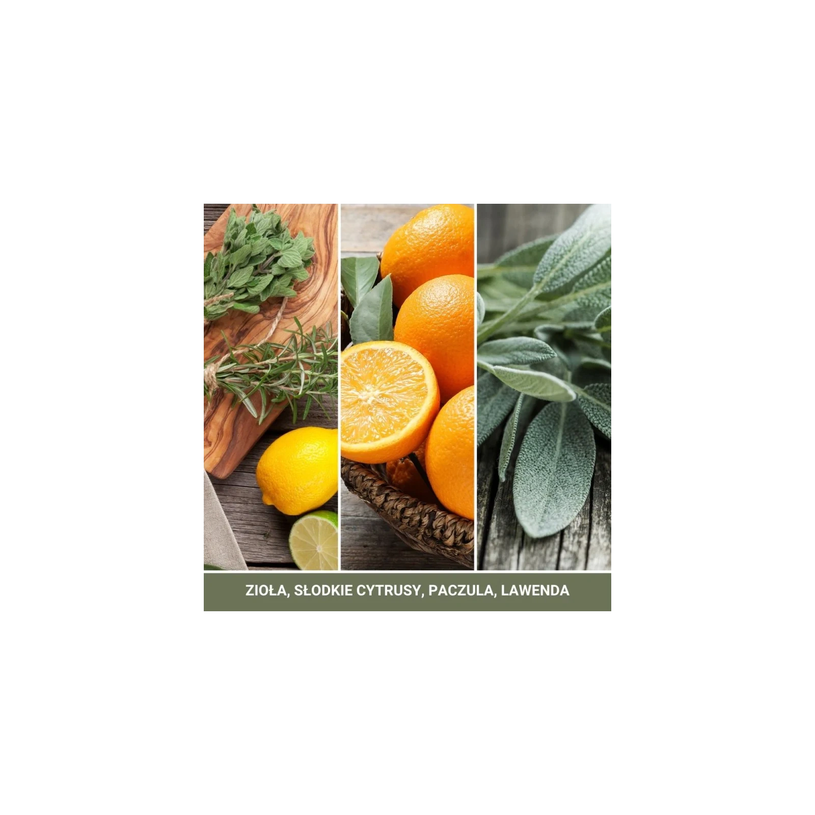 YANKEE CANDLE wosk do kominka SAGE & CITRUS 22g