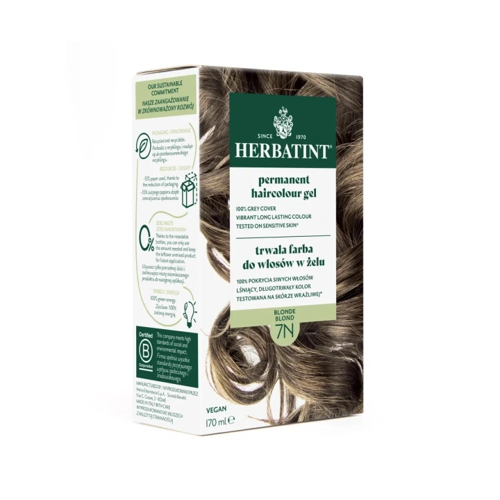 HERBATINT Ziołowa farba do włosów 7N Blond