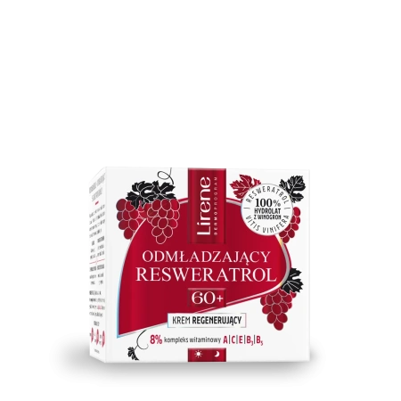 LIRENE Odmładzający Resweratrol 60+ krem do twarzy regenerujący 50ml