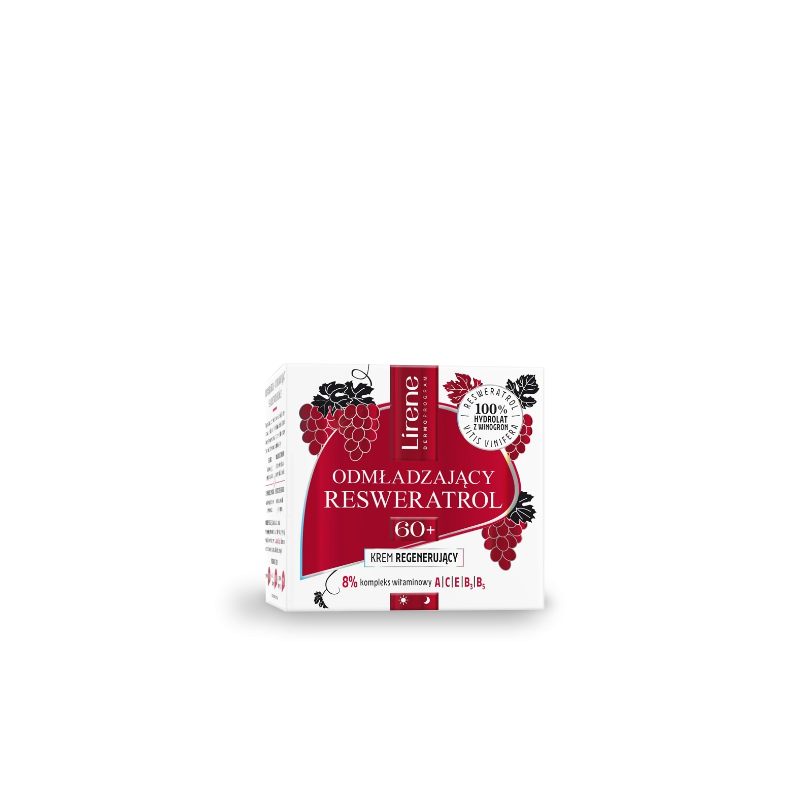 LIRENE Odmładzający Resweratrol 60+ krem do twarzy regenerujący 50ml