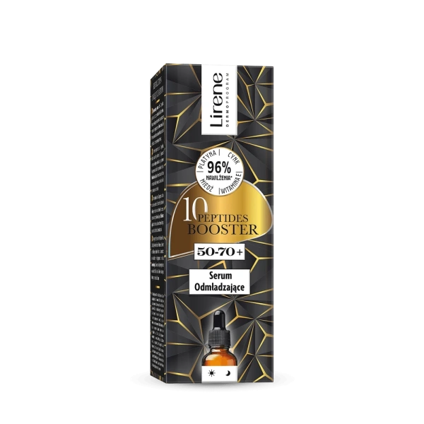 LIRENE 10 Peptides Booster 50-70+ serum do twarzy odmładzające 30ml