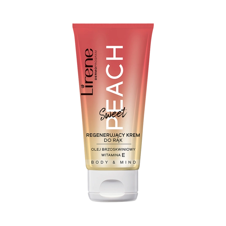 LIRENE Body & Mind Sweet Peach krem do rąk regenerujący 50ml
