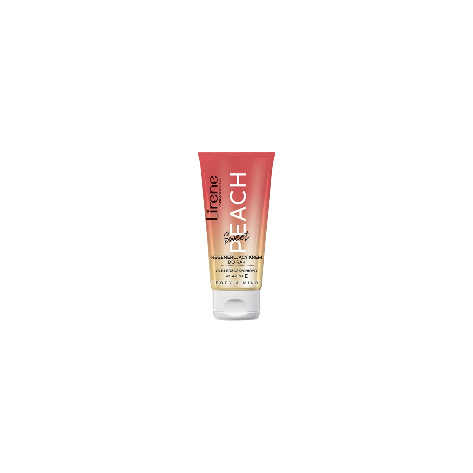 LIRENE Body & Mind Sweet Peach krem do rąk regenerujący 50ml