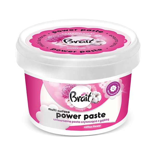 BRAIT Multiclean uniwersalna pasta do czyszczenia z gąbką Cotton Flower 500ml