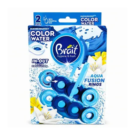 BRAIT Hygiene & Fresh Color Water kostaka do wc Aqua Fusion Rings 2x40g