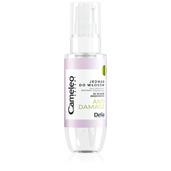 DELIA Cameleo Expert Anti Damage jedwab do włosów zniszczonych olejkiem arganowym 50ml