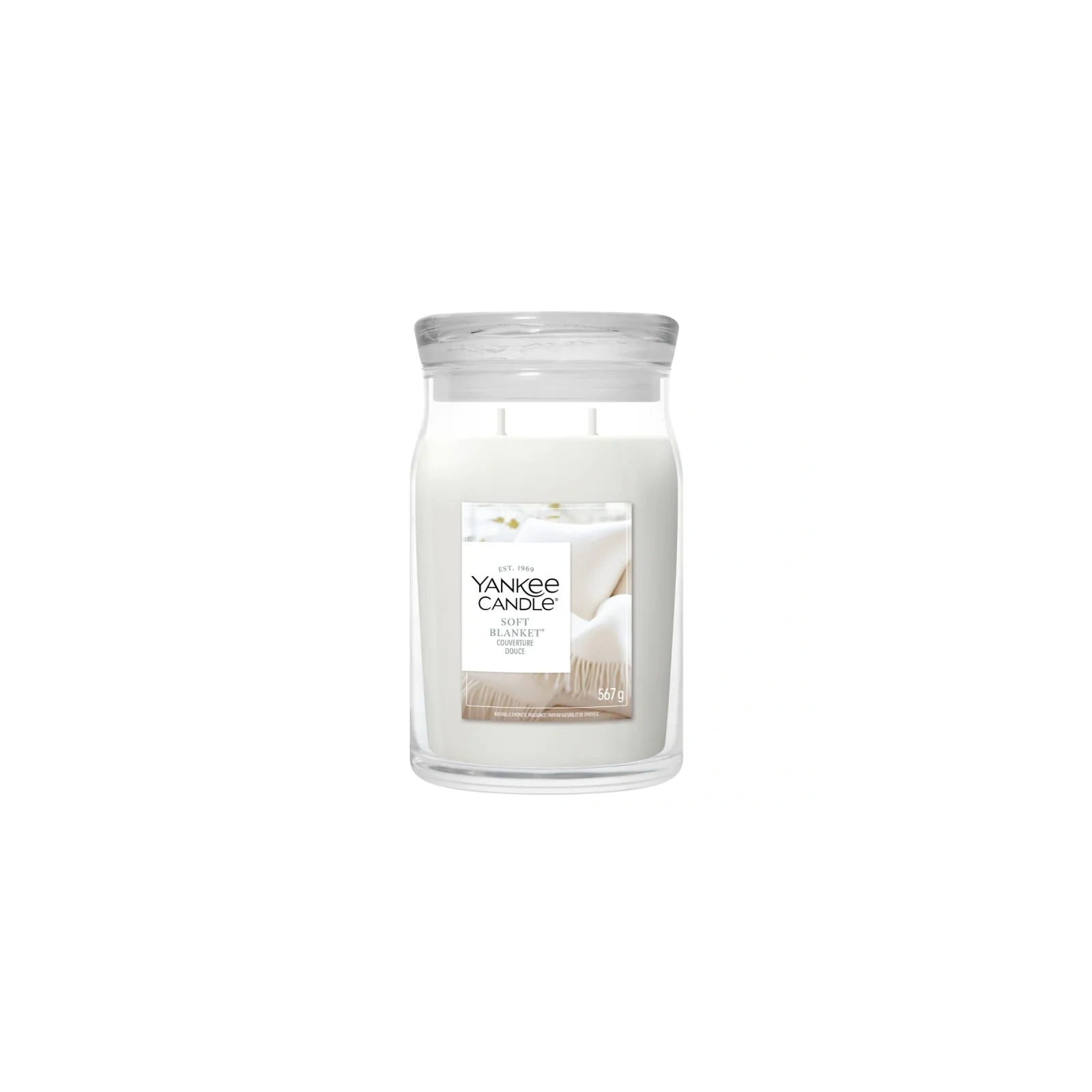 YANKEE CANDLE Signature duża świeca w słoiku SOFT BLANKET 567g