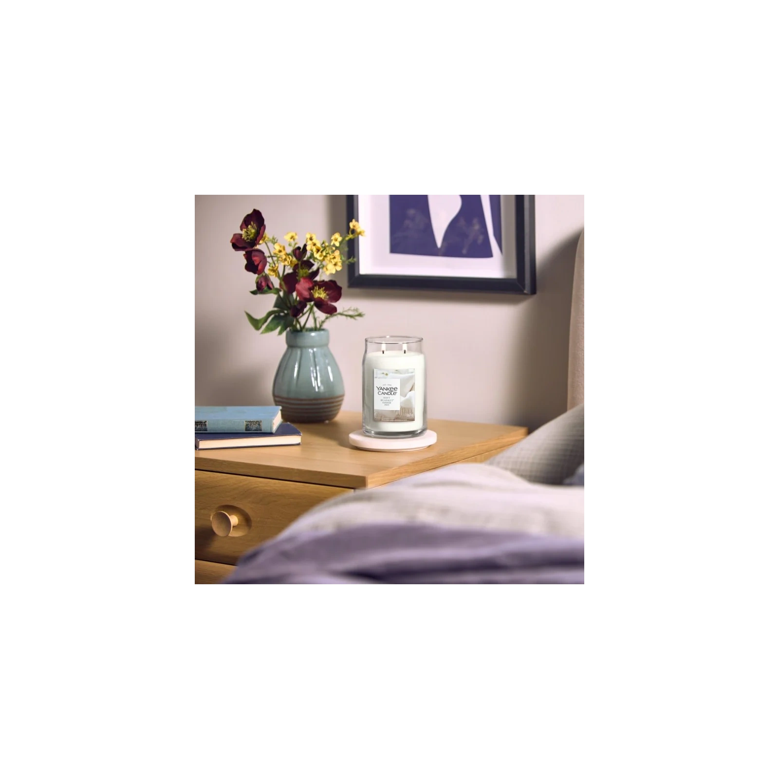 YANKEE CANDLE Signature duża świeca w słoiku SOFT BLANKET 567g