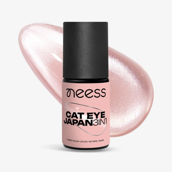 NEESS Cat Eye Japan 3in1 lakier hybrydowy 3w1 Kyoto 4ml