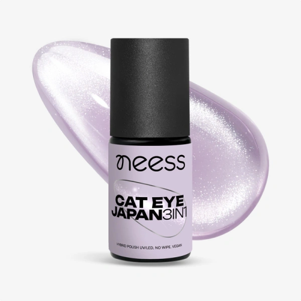 NEESS Cat Eye Japan 3in1 lakier hybrydowy 3w1 Osaka 4ml
