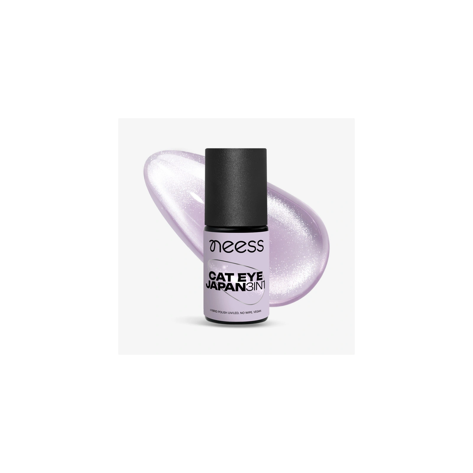 NEESS Cat Eye Japan 3in1 lakier hybrydowy 3w1 Osaka 4ml