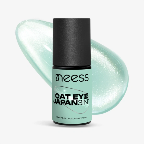 NEESS Cat Eye Japan 3in1 lakier hybrydowy 3w1 Sapporo 4ml