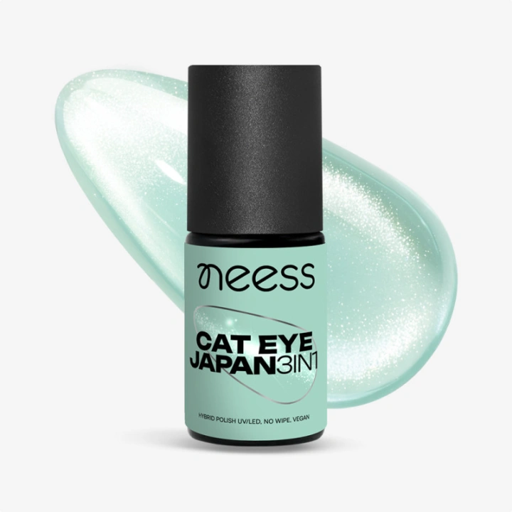 NEESS Cat Eye Japan 3in1 lakier hybrydowy 3w1 Sapporo 4ml