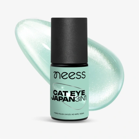 NEESS Cat Eye Japan 3in1 lakier hybrydowy 3w1 Sapporo 4ml