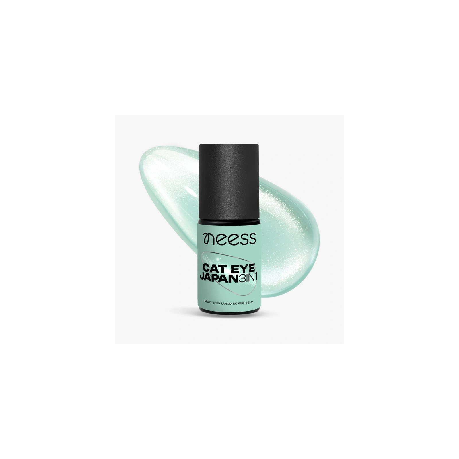 NEESS Cat Eye Japan 3in1 lakier hybrydowy 3w1 Sapporo 4ml