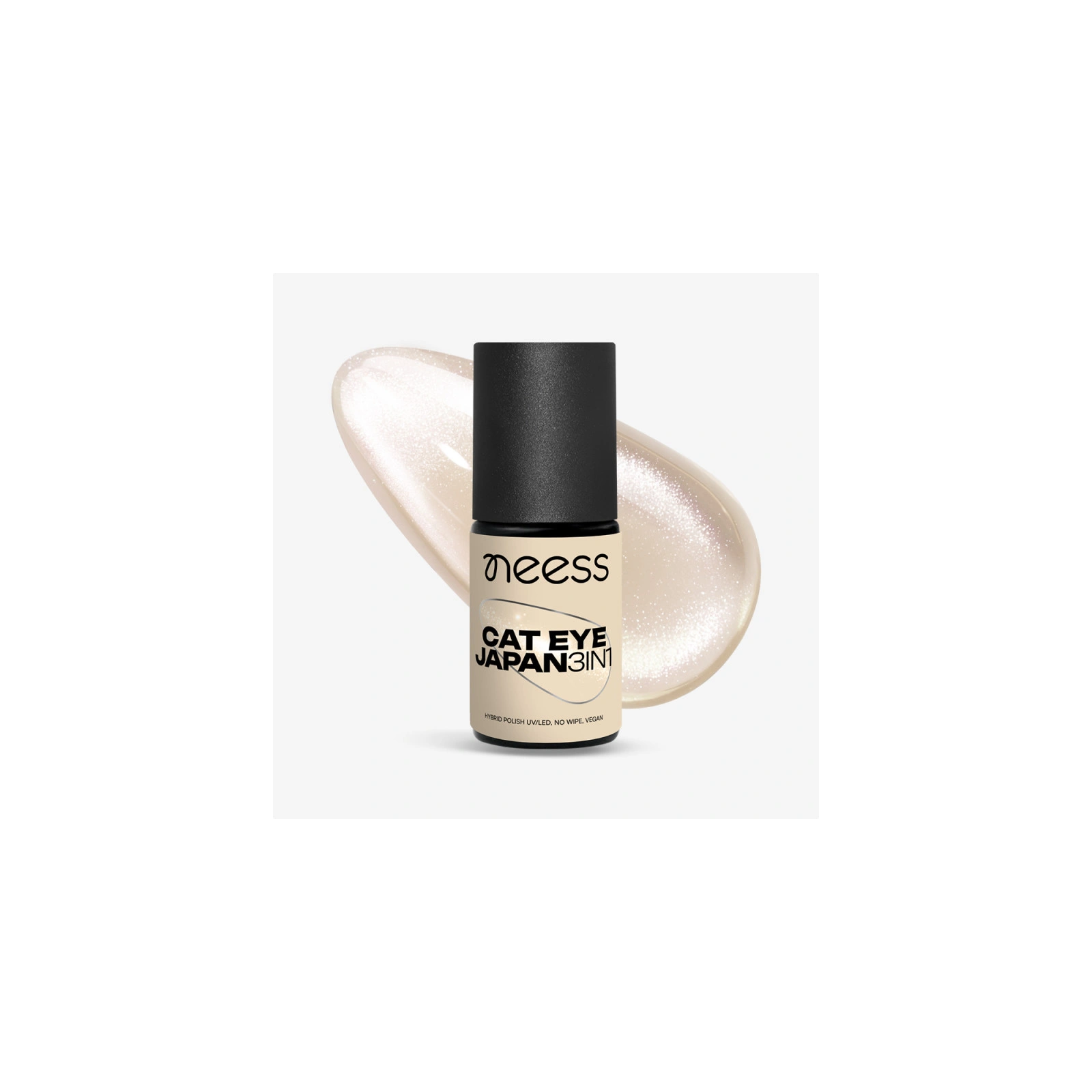 NEESS Cat Eye Japan 3in1 lakier hybrydowy 3w1 Tokyo 4ml