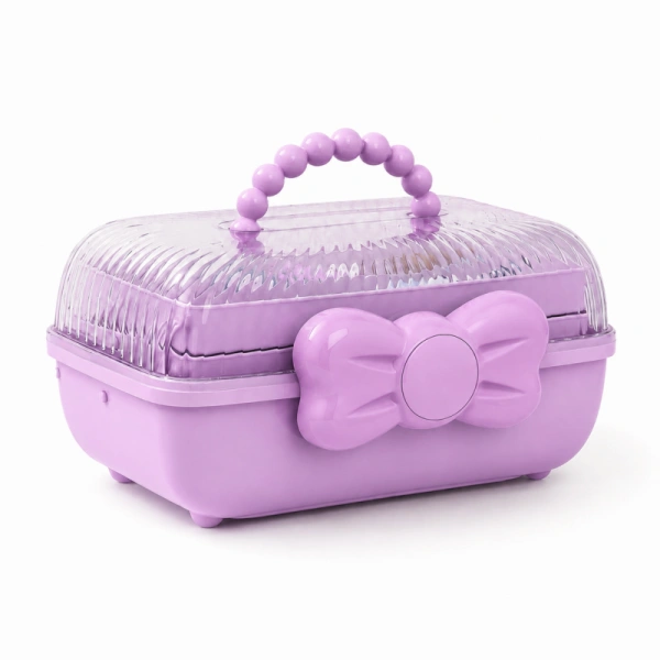 eCarla organizer na ozdoby do włosów fioletowy 27,5x14,5x15cm CB74FIO