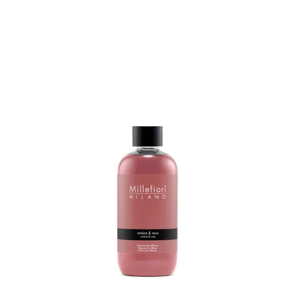 Millefiori Milano Ambra & Rosa uzupełniacz do dyfuzora zapachowego 250ml