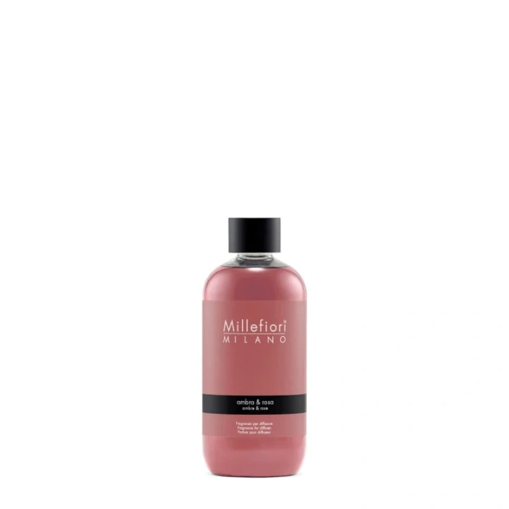 Millefiori Milano Ambra & Rosa uzupełniacz do dyfuzora zapachowego 250ml
