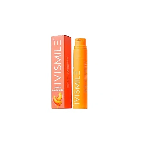 IVISMILE Owocowa pasta do zębów z pompką o smaku brzoskwini 100ml