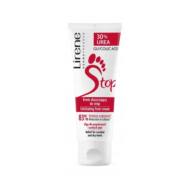 LIRENE Stop krem do stóp złuszczający 30% Urea 75ml
