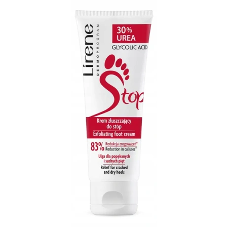 LIRENE Stop krem do stóp złuszczający 30% Urea 75ml